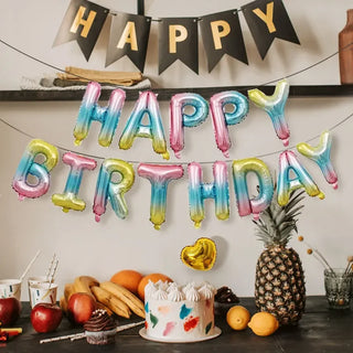 Globos de Aluminio Happy Birthday de 16 Pulgadas