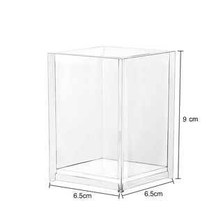 Organizador de Maquillaje Acrílico Transparente para Brochas