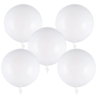 Set de 5 Globos Burbuja de Cristal Transparentes Bobo
