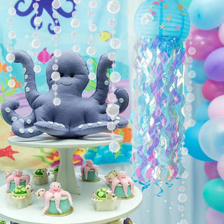 Linternas de Papel de Medusas para Fiesta de Sirena