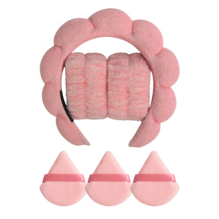 Set de 6 Diademas de Microfibra para Spa y Cuidado Facial