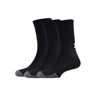 UA HEATGEAR 3PK CREW YTH